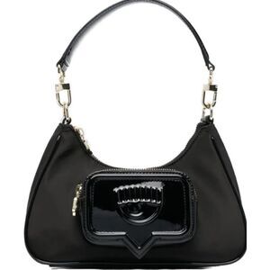 Chiara Ferragni shoulder bag black NWT evil eye embossed
